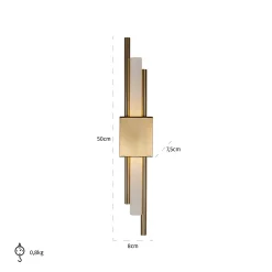 Richmond Wandlamp Mylas Goud