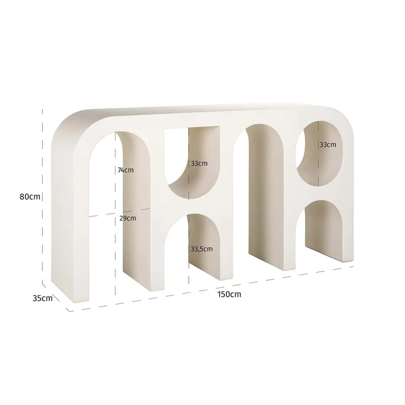 Richmond Wandtafel Bloomstone 150cm