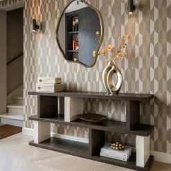 Richmond Wandtafel Waldorf Donkerbruin/Stone 170cm