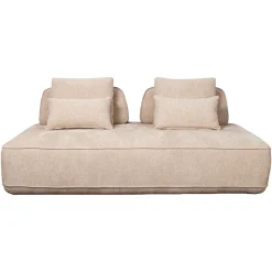 Richmond 2,5-Zitsbank Tudor Naturel Boldweave Verstelbare Rugleuning