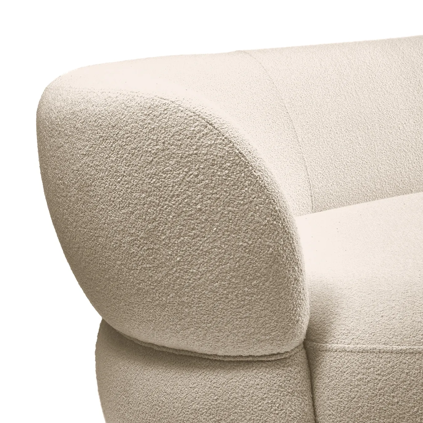 Rivièra Maison Bankelement San Remo Arm Links 2,5-zits Beige