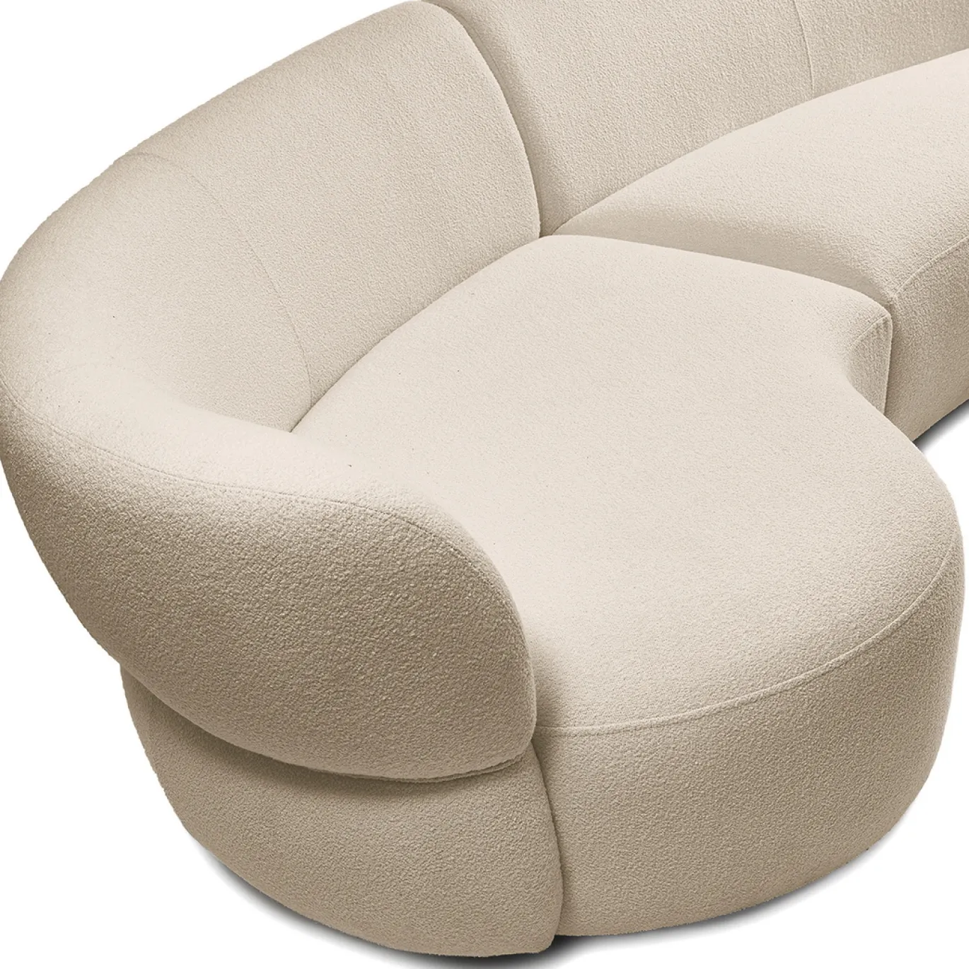 Rivièra Maison Bankelement San Remo Arm Links 2,5-zits Beige