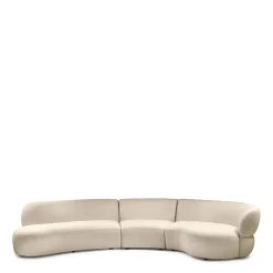 Rivièra Maison Bankelement San Remo Arm Rechts 3,5-zits Beige