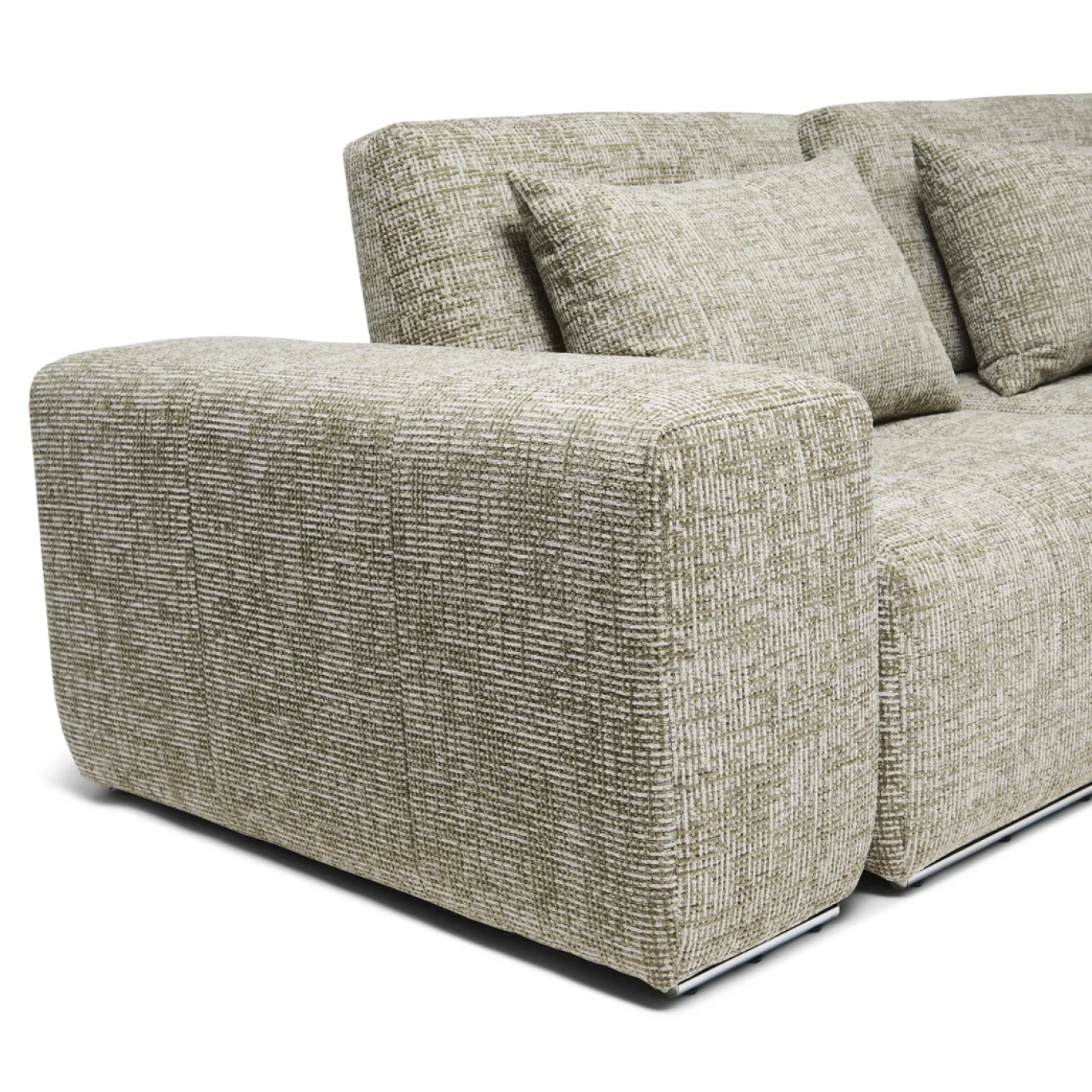 Rivièra Maison Bankelement The Mark II Armleuning Tweed Lichtgroen