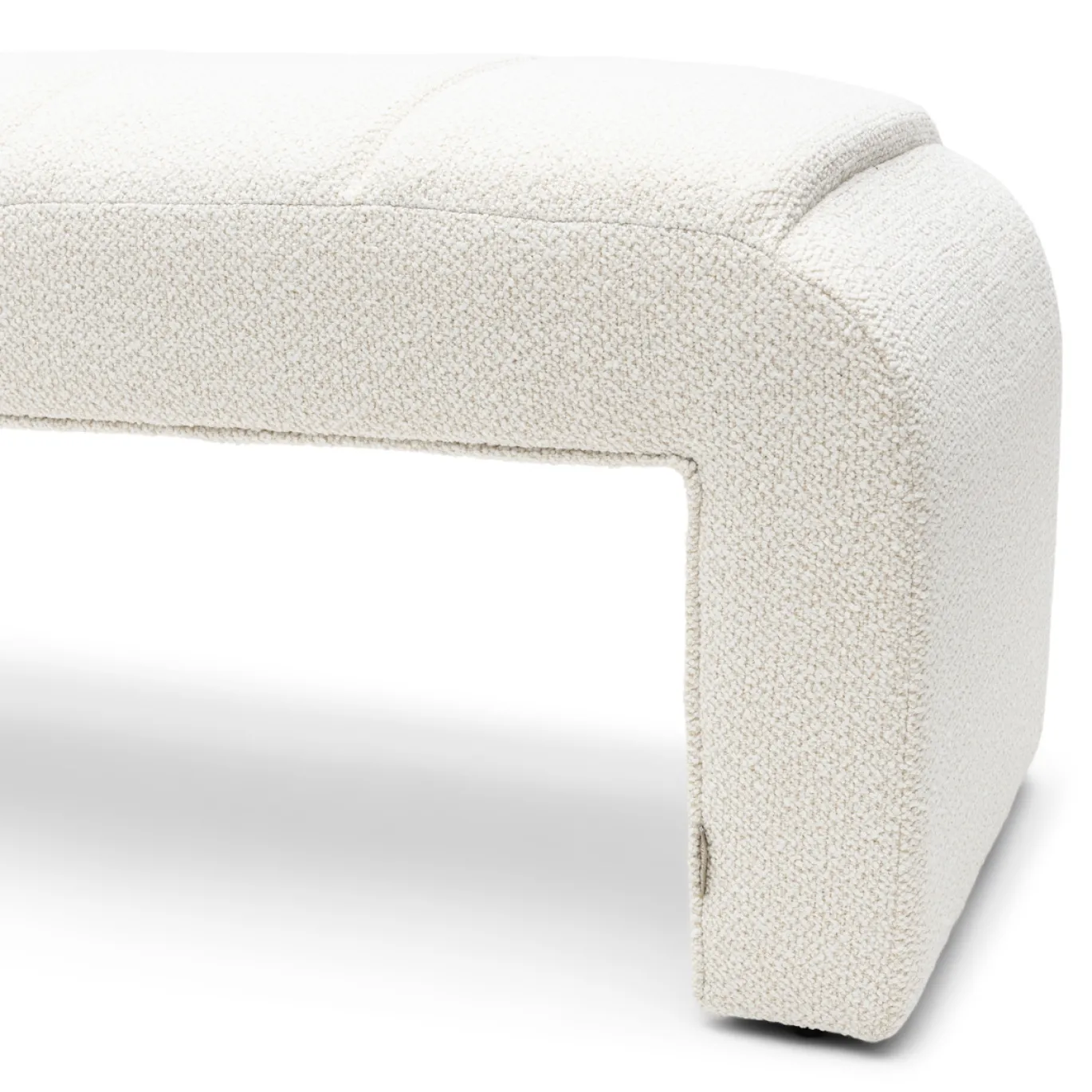 Rivièra Maison Bankje Brera Bouclé Wit