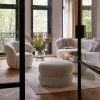 Rivièra Maison Bank San Remo 2,5-Zits Links Bouclé Wit