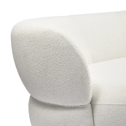 Rivièra Maison Bank San Remo 2,5-Zits Links Bouclé Wit
