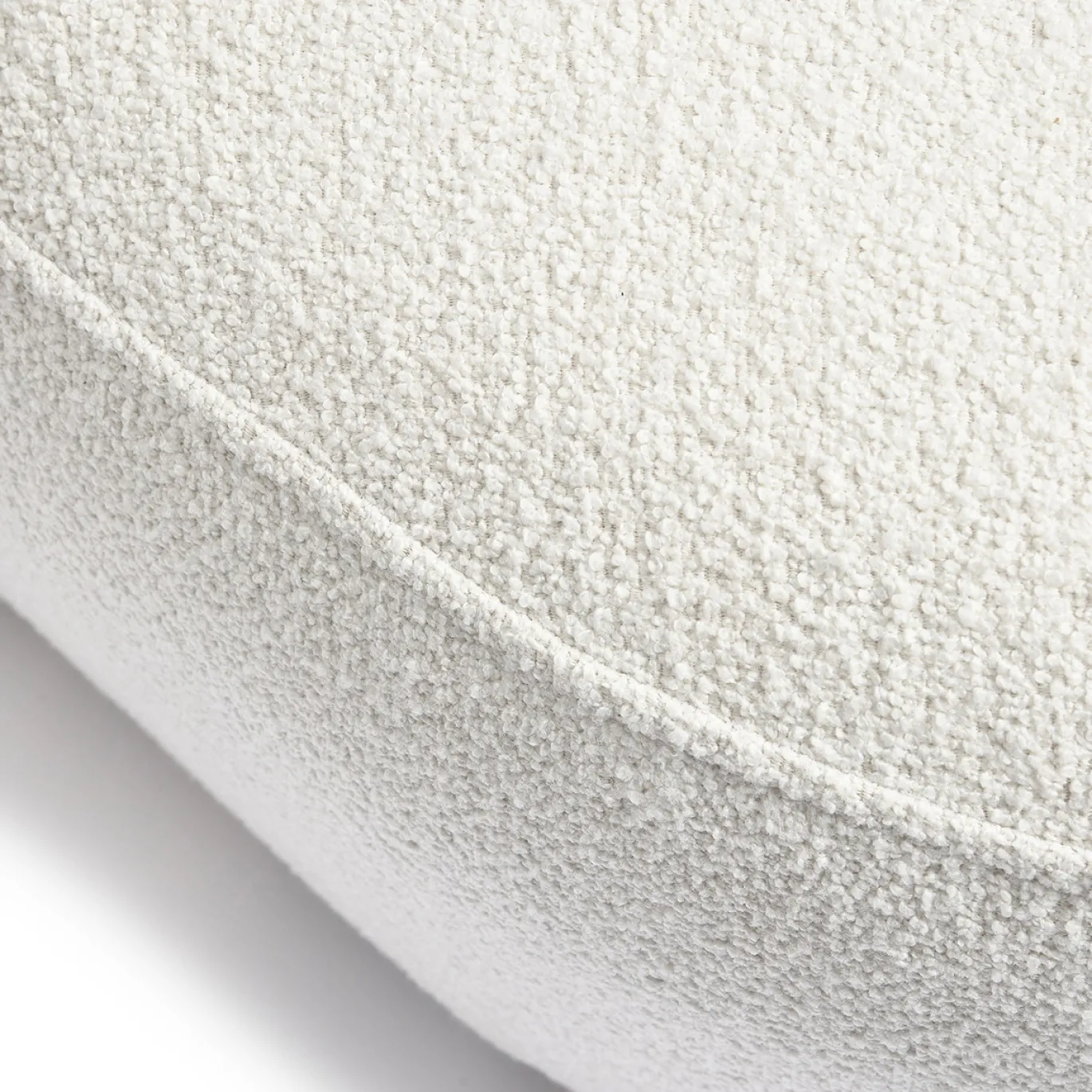 Rivièra Maison Bank San Remo 2,5-Zits Links Bouclé Wit