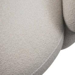 Rivièra Maison Bank San Remo 2,5-Zits Rechts Bouclé Lichtgrijs