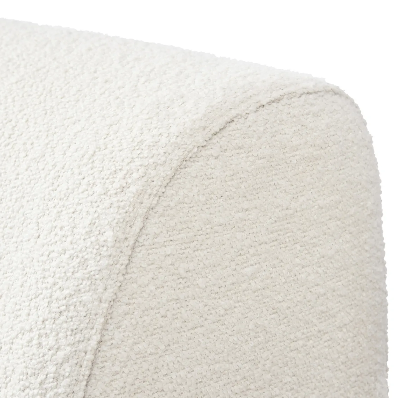 Rivièra Maison Bank San Remo 2,5-Zits Rechts Bouclé Wit