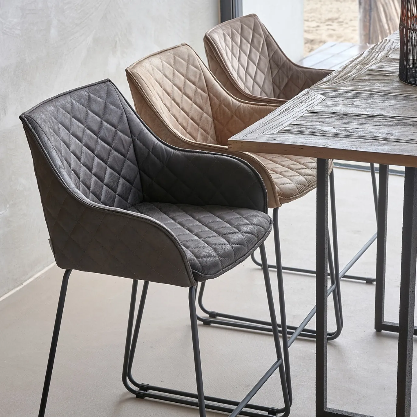 Rivièra Maison Barstoel Frisco Drive Pellini Camel