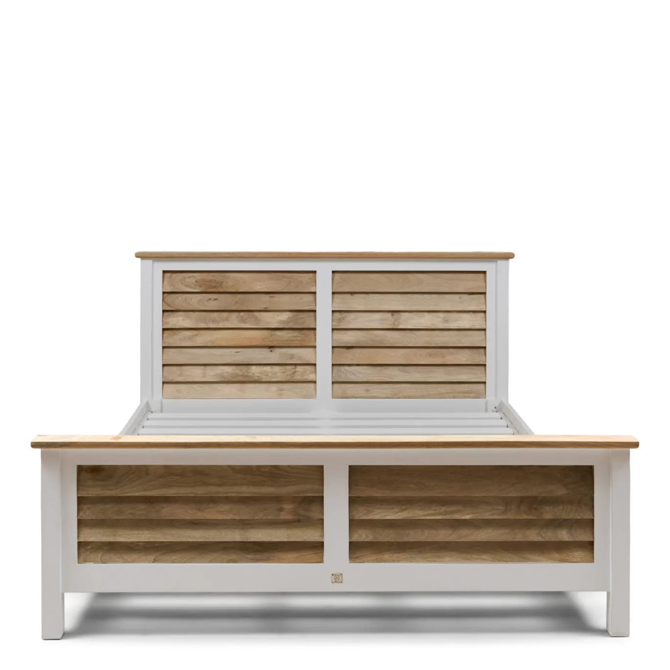 Rivièra Maison Bedframe Pacifica Wit/Naturel 180x200cm