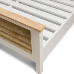 Rivièra Maison Bedframe Pacifica Wit/Naturel 180x200cm