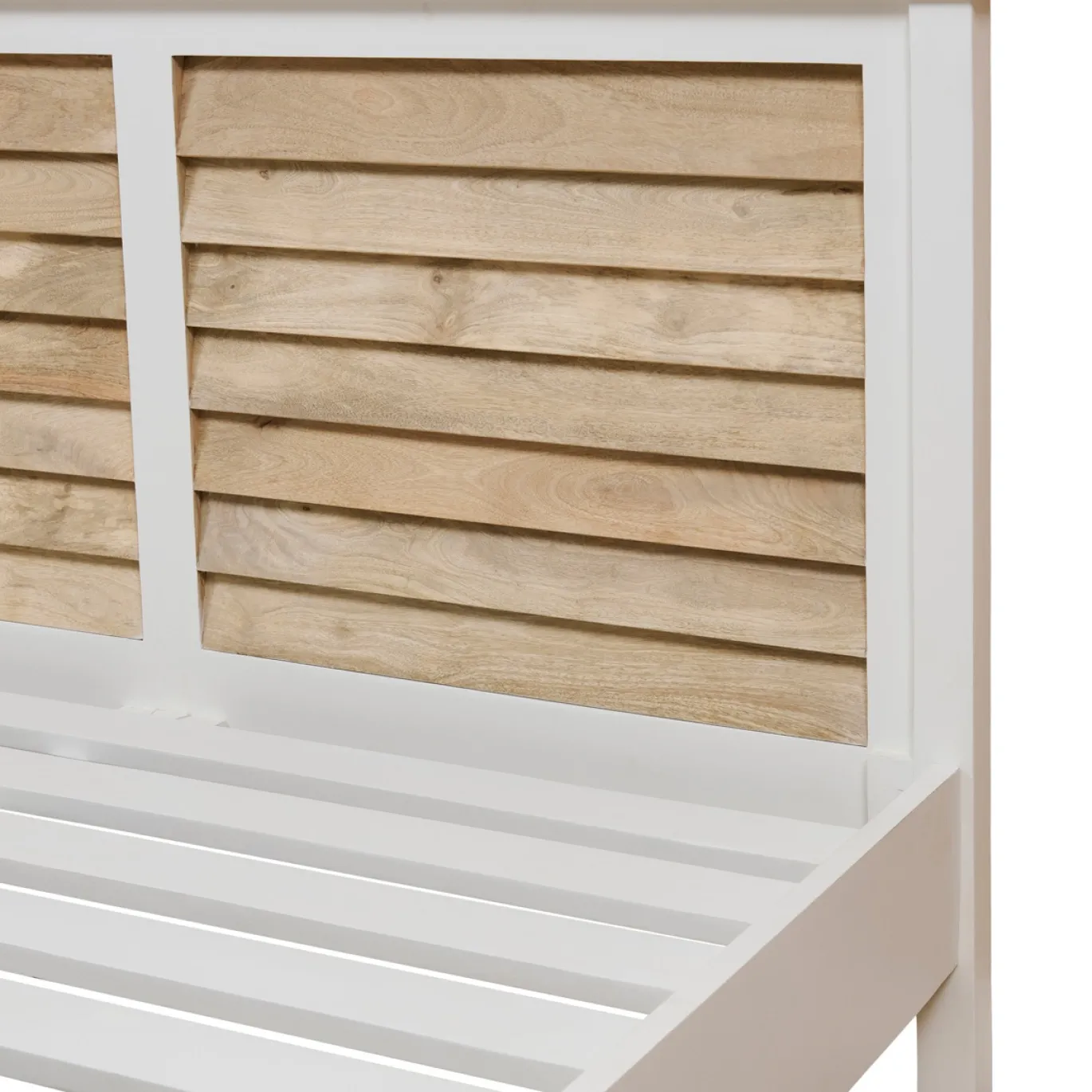 Rivièra Maison Bedframe Pacifica Wit/Naturel 180x200cm