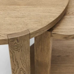 Rivièra Maison Bijzettafel Astoria Naturel Set van 2