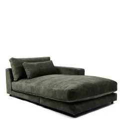 Rivièra Maison Chaise Longue Element Stephen Rechts Fluweel Groenblauw