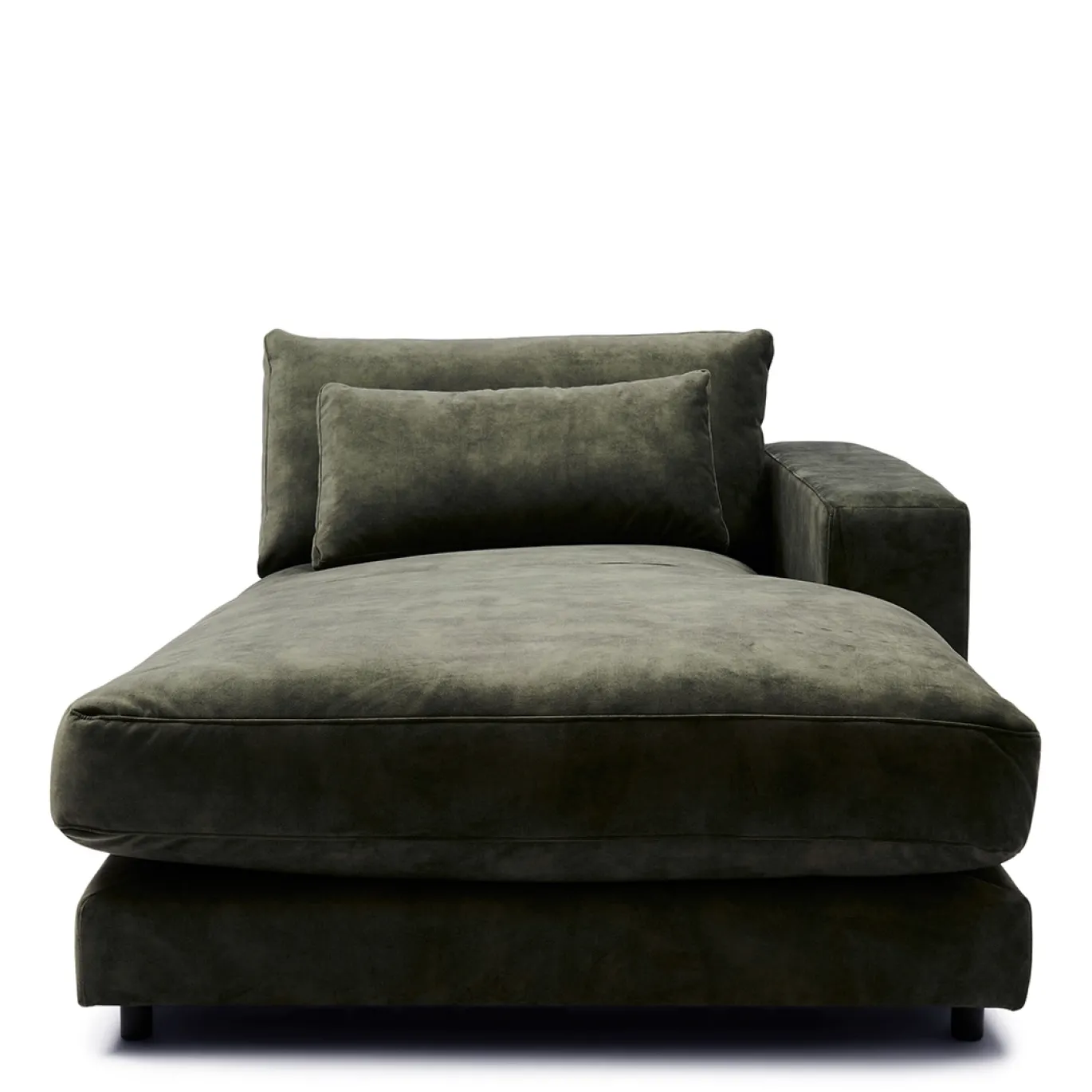 Rivièra Maison Chaise Longue Element Stephen Rechts Fluweel Groenblauw