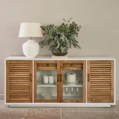 Rivièra Maison Dressoir Lake House Bruin/Wit 195cm