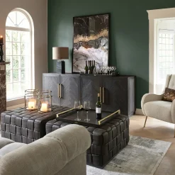 Rivièra Maison Dressoir 5th Avenue Zwart 230cm