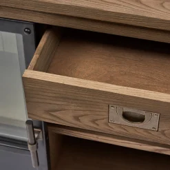 Rivièra Maison Dressoir The Hoxton Bruin/Zwart 175cm
