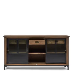 Rivièra Maison Dressoir The Hoxton Bruin/Zwart 175cm
