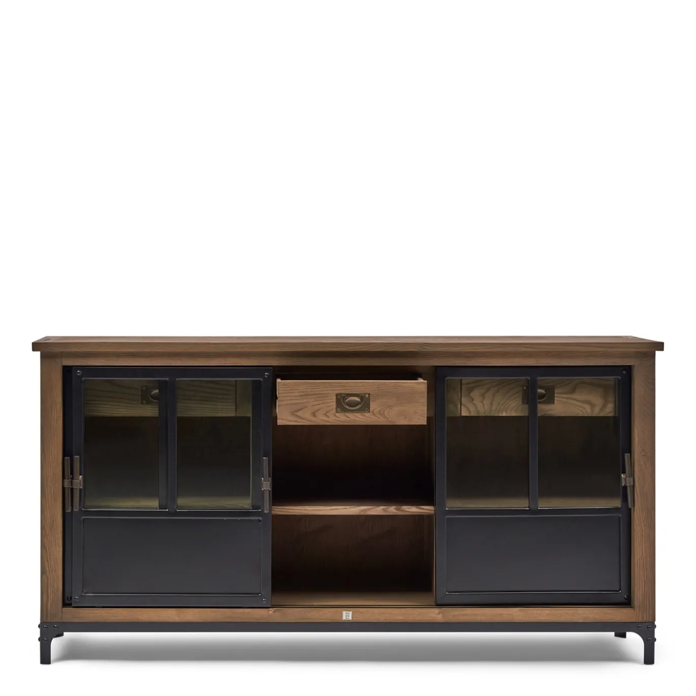 Rivièra Maison Dressoir The Hoxton Bruin/Zwart 175cm