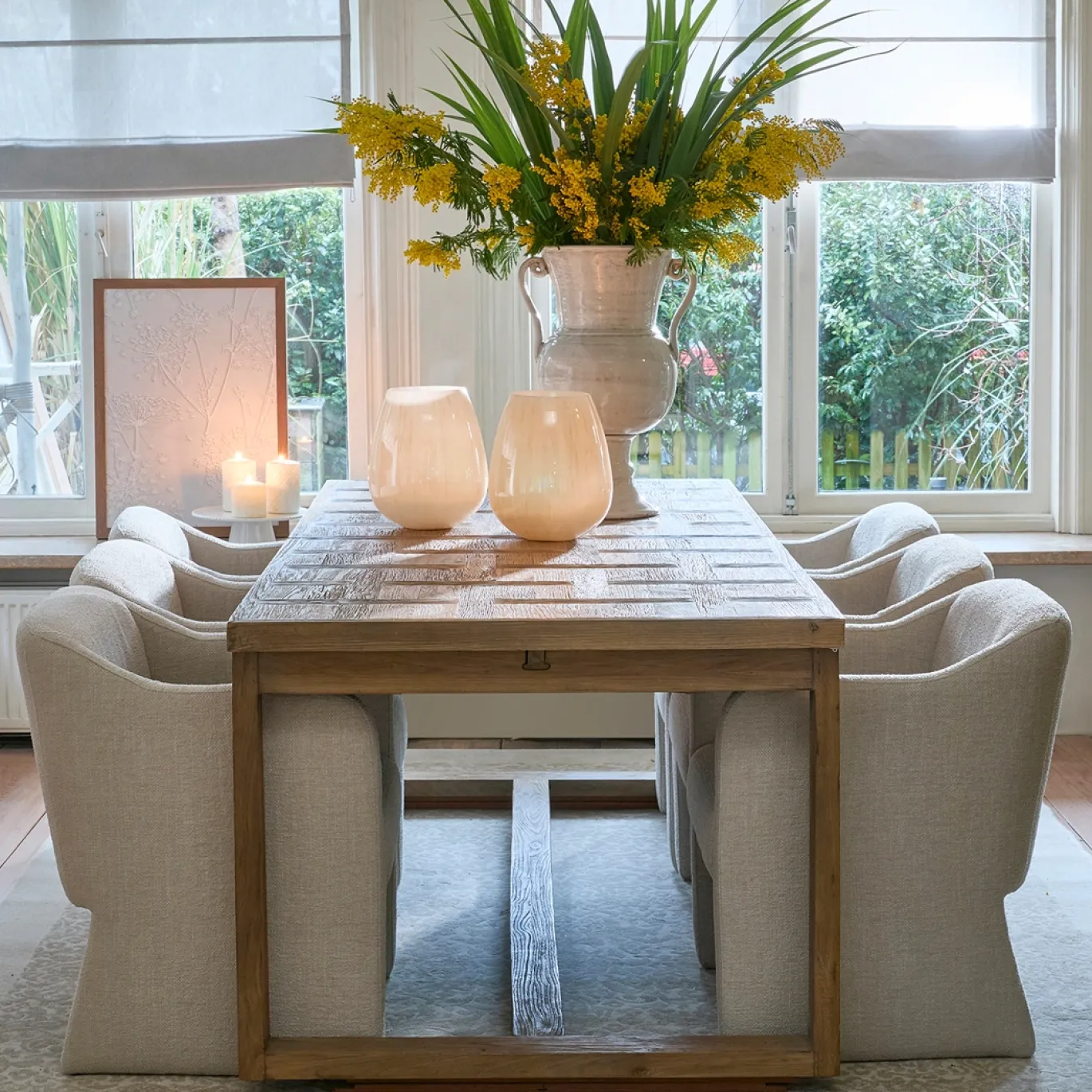 Rivièra Maison Eetkamerstoel Napoli Beige