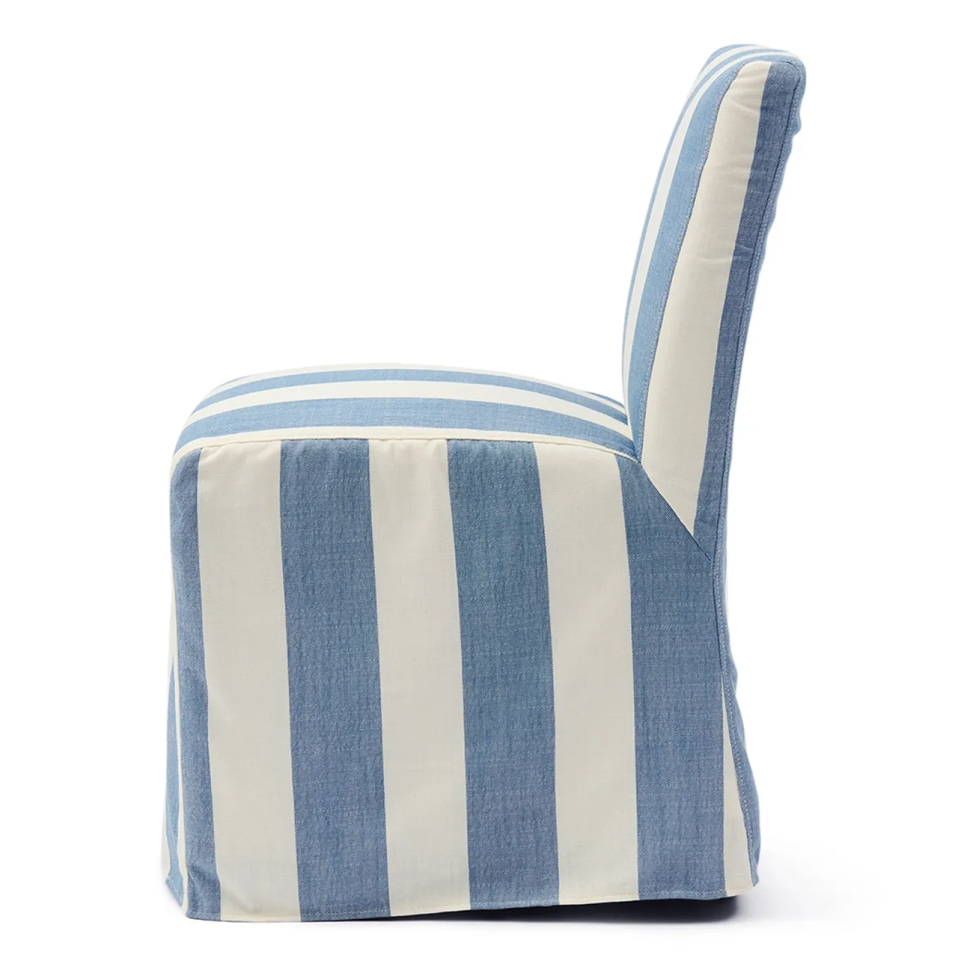 Rivièra Maison Eetkamerstoel Firenze met Wielen Blauw/Wit