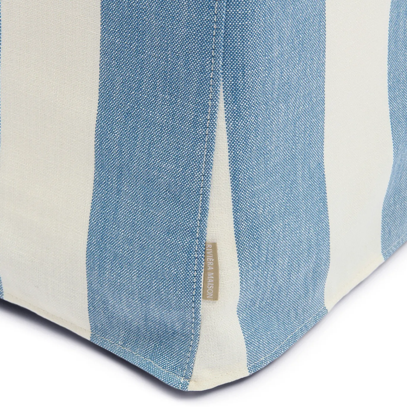 Rivièra Maison Eetkamerstoel Firenze met Wielen Blauw/Wit