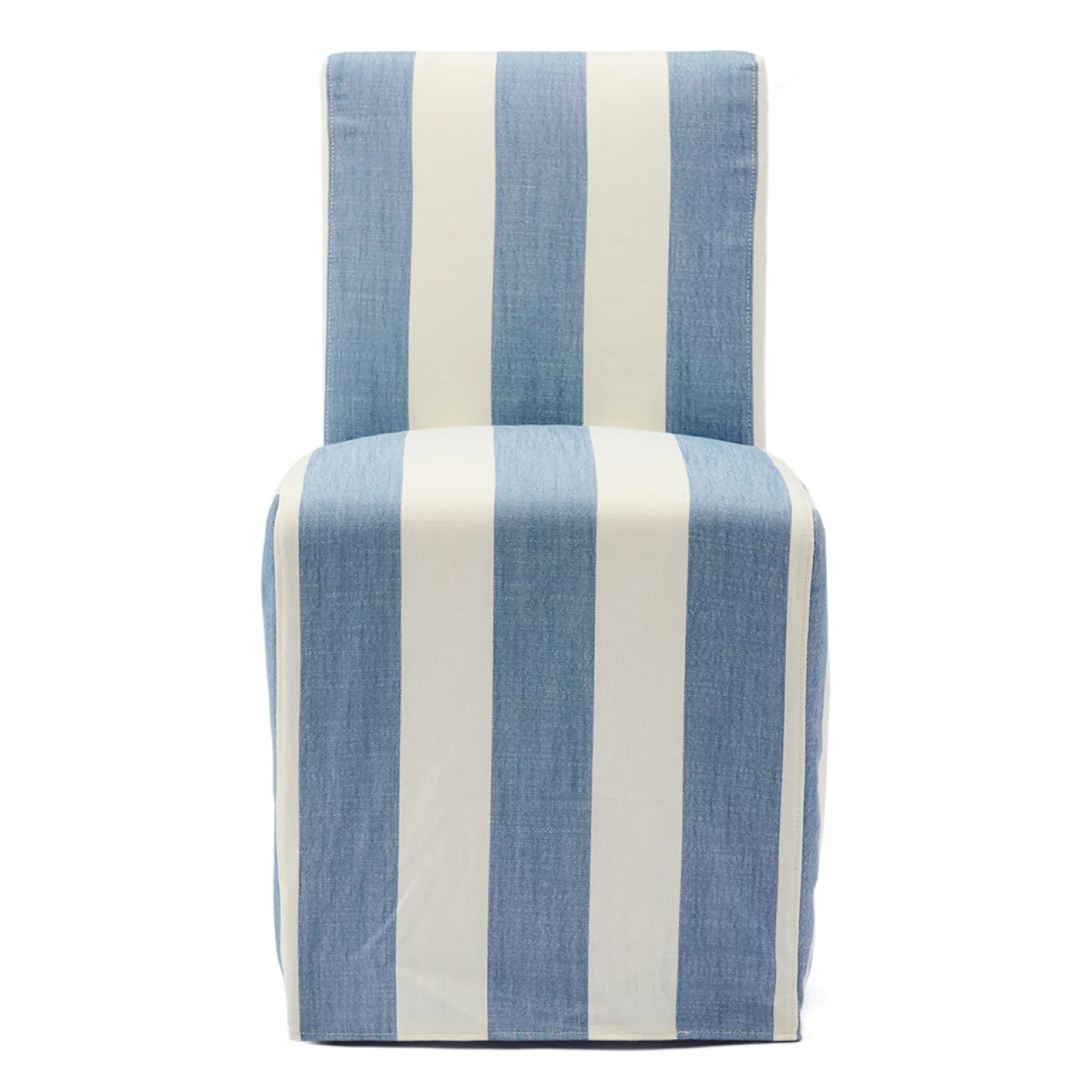 Rivièra Maison Eetkamerstoel Firenze met Wielen Blauw/Wit