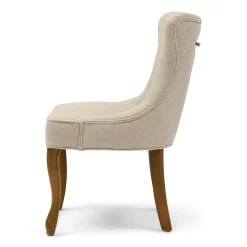 Rivièra Maison Eetkamerstoel George Chenille Glossy Flax