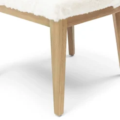 Rivièra Maison Eetkamerstoel Whistler Imitatiebont Wit