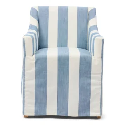 Rivièra Maison Eetkamerstoel Firenze Blauw Gestreept