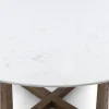 Rivièra Maison Eettafel Casone Marmer Wit Ø140cm