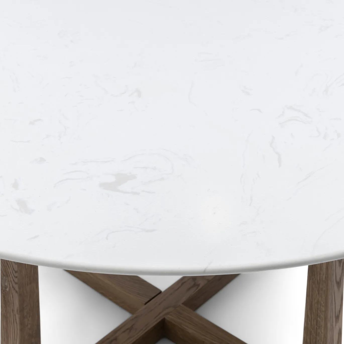 Rivièra Maison Eettafel Casone Marmer Wit Ø140cm