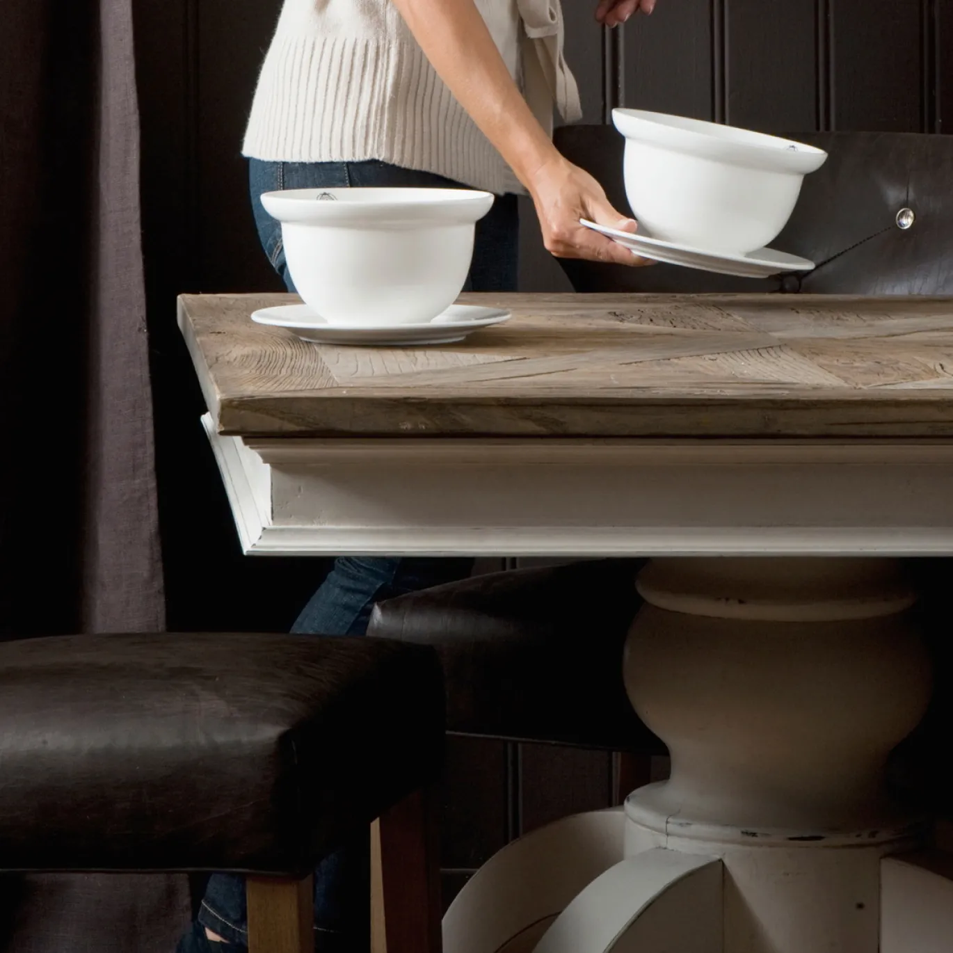 Rivièra Maison Eettafel Château Belvédère 100x100cm