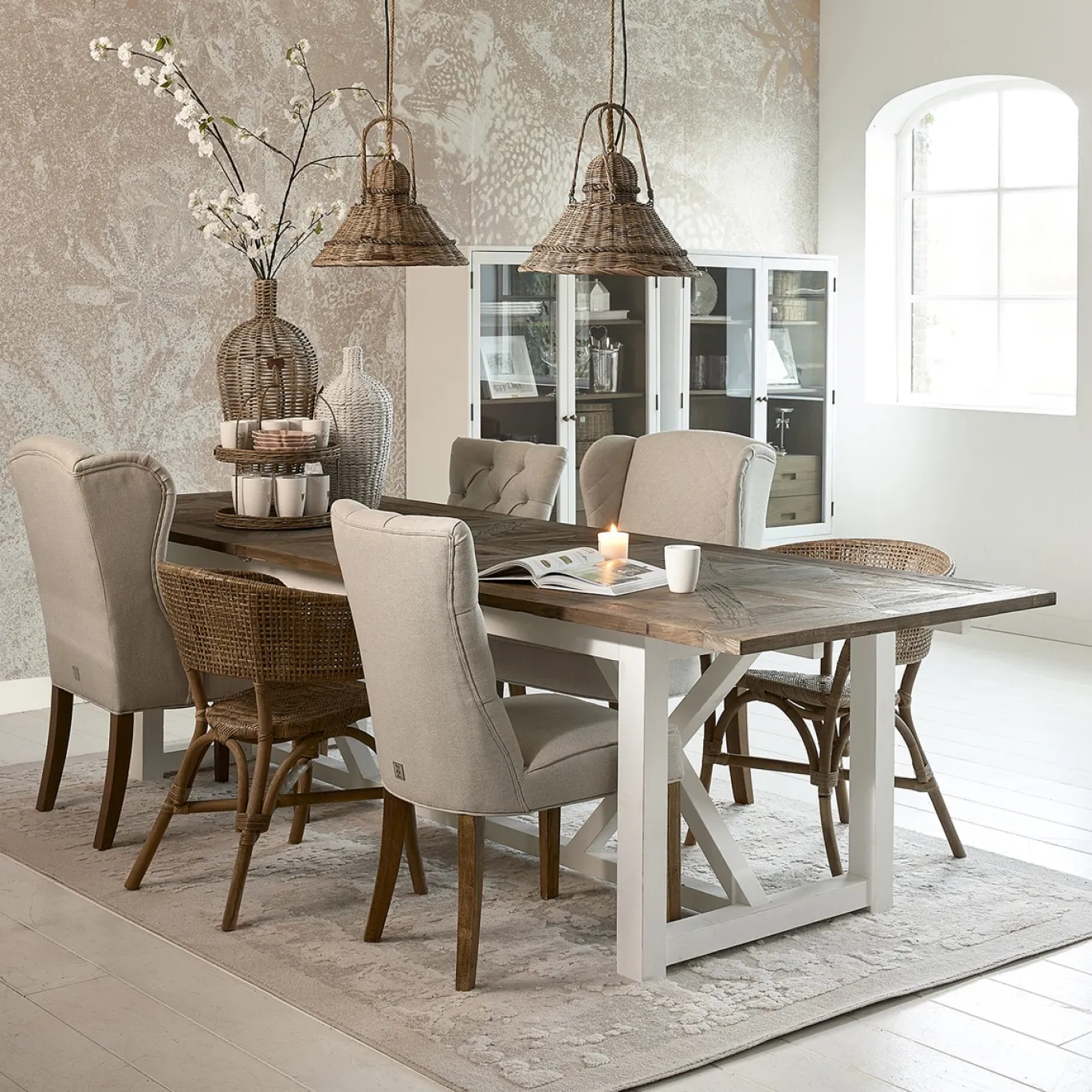 Rivièra Maison Eettafel Château Chassigny Uitschuifbaar 230-300cm