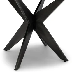 Rivièra Maison Eettafel Falcon Crest Ø130cm Naturel/Zwart