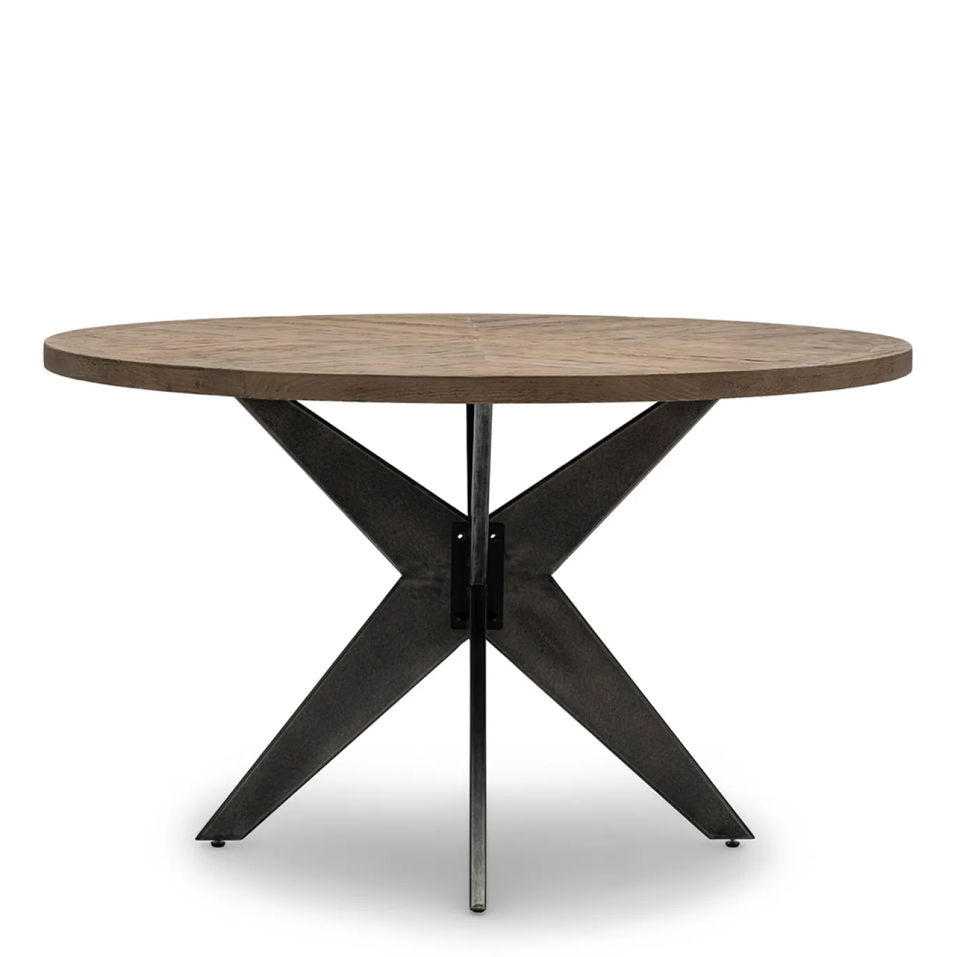 Rivièra Maison Eettafel Falcon Crest Ø130cm Naturel/Zwart
