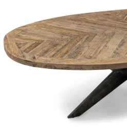 Rivièra Maison Eettafel Falcon Crest Ovaal Eikenhout 230cm
