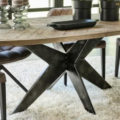 Rivièra Maison Eettafel Falcon Crest Ovaal Eikenhout 230cm