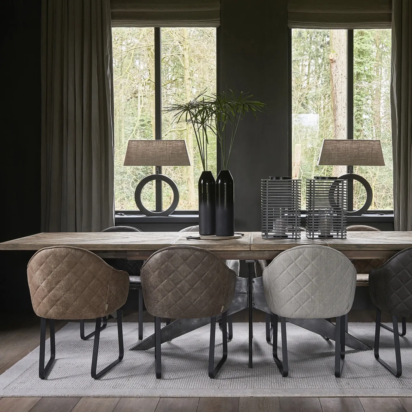 Rivièra Maison Eettafel Falcon Crest Uitschuifbaar 220/320cm