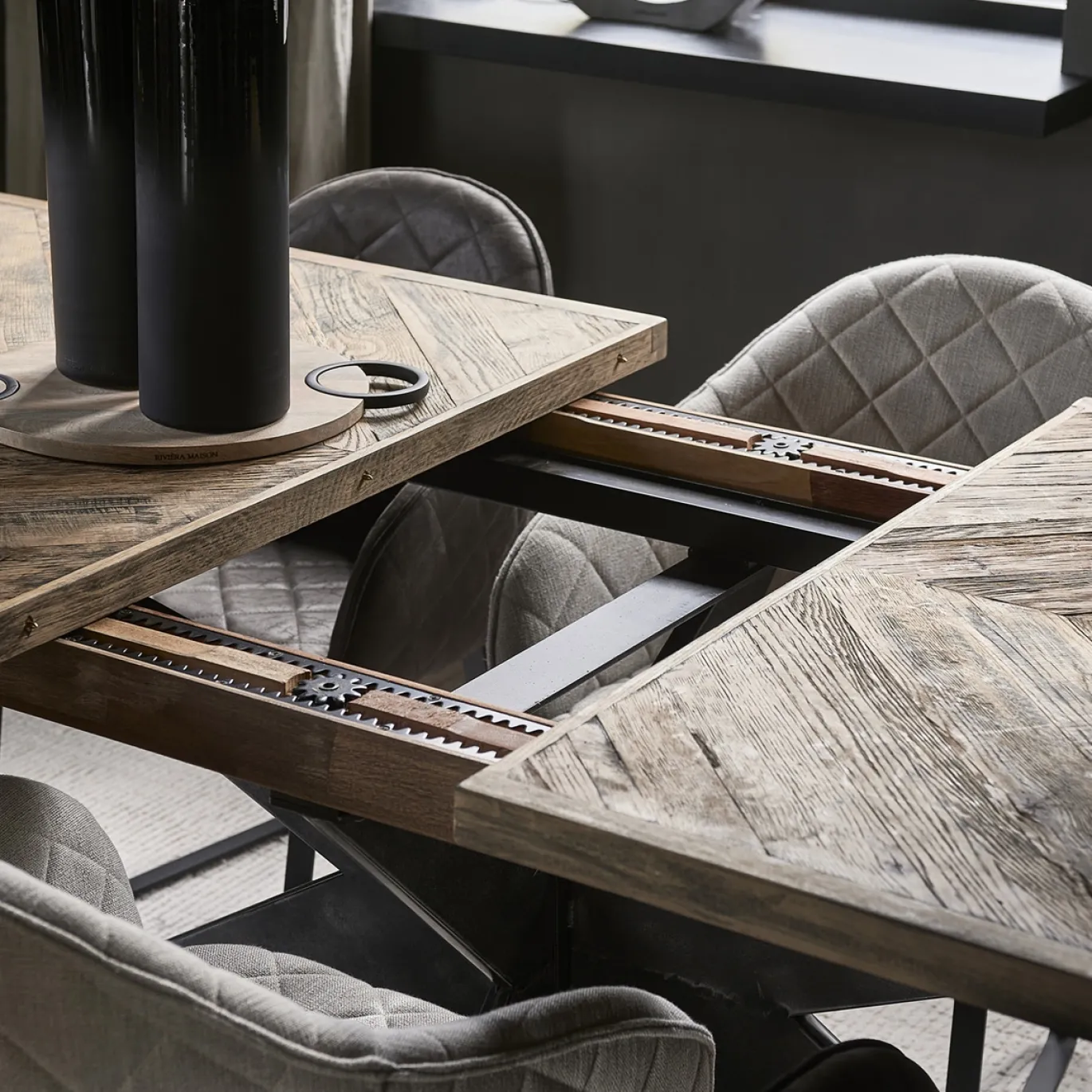 Rivièra Maison Eettafel Falcon Crest Uitschuifbaar 220/320cm