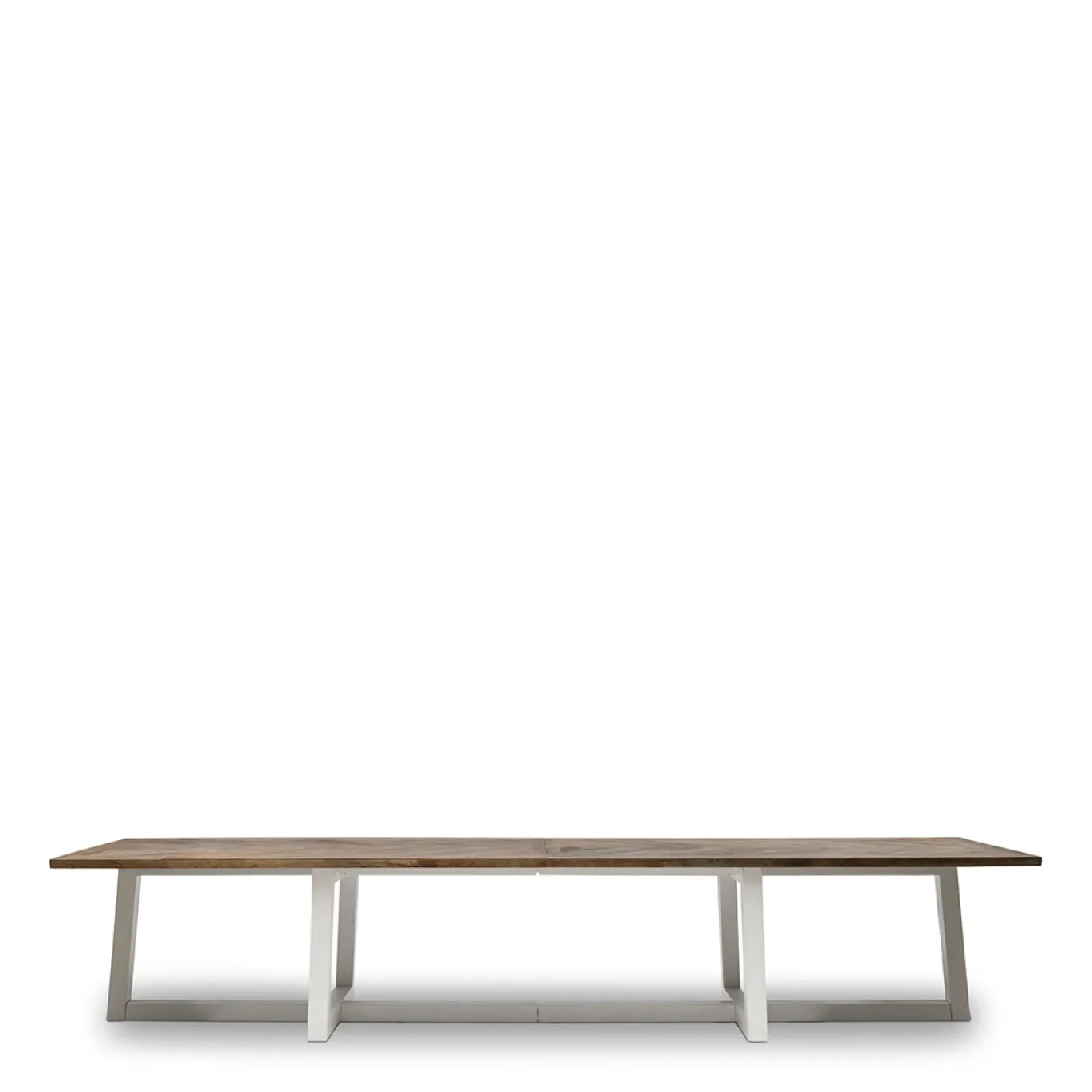Rivièra Maison Eettafel Flores Naturel/Wit 400x100cm