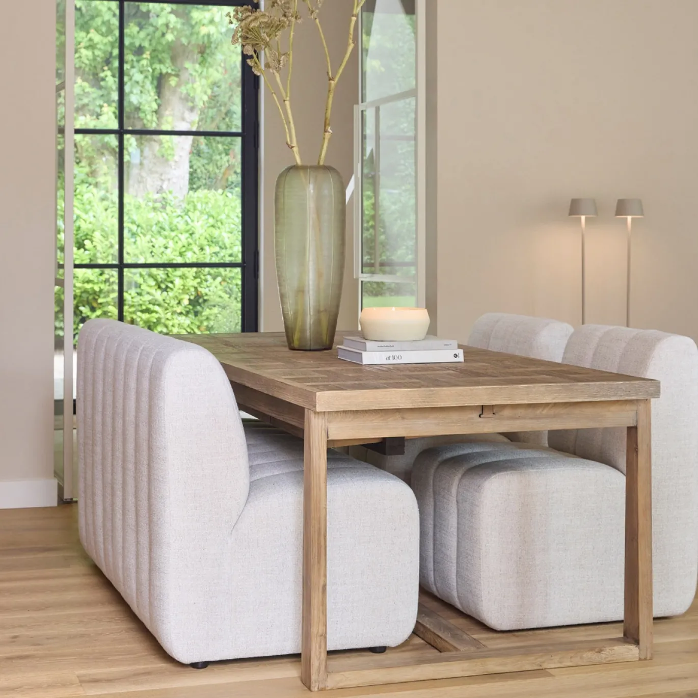 Rivièra Maison Eettafel Fraser Island Eikenhout 220cm