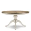 Rivièra Maison Eettafel Le Marais Bruin/Wit Uitschuifbaar 140/190cm