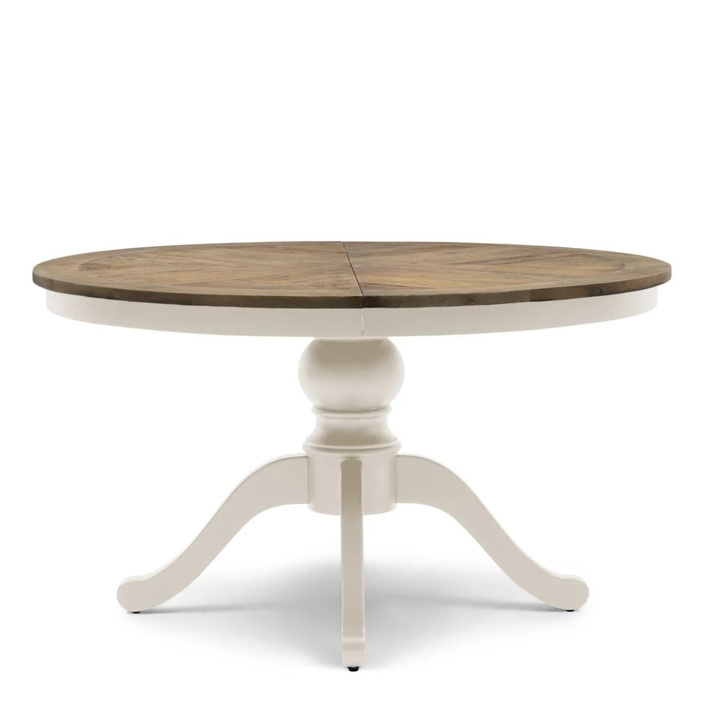 Rivièra Maison Eettafel Le Marais Bruin/Wit Uitschuifbaar 140/190cm