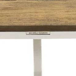 Rivièra Maison Eettafel Le Marais Bruin/Wit Uitschuifbaar 140/190cm