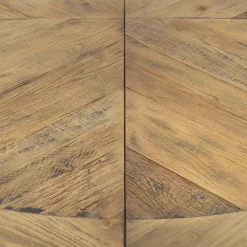 Rivièra Maison Eettafel Le Marais Bruin/Wit Uitschuifbaar 140/190cm