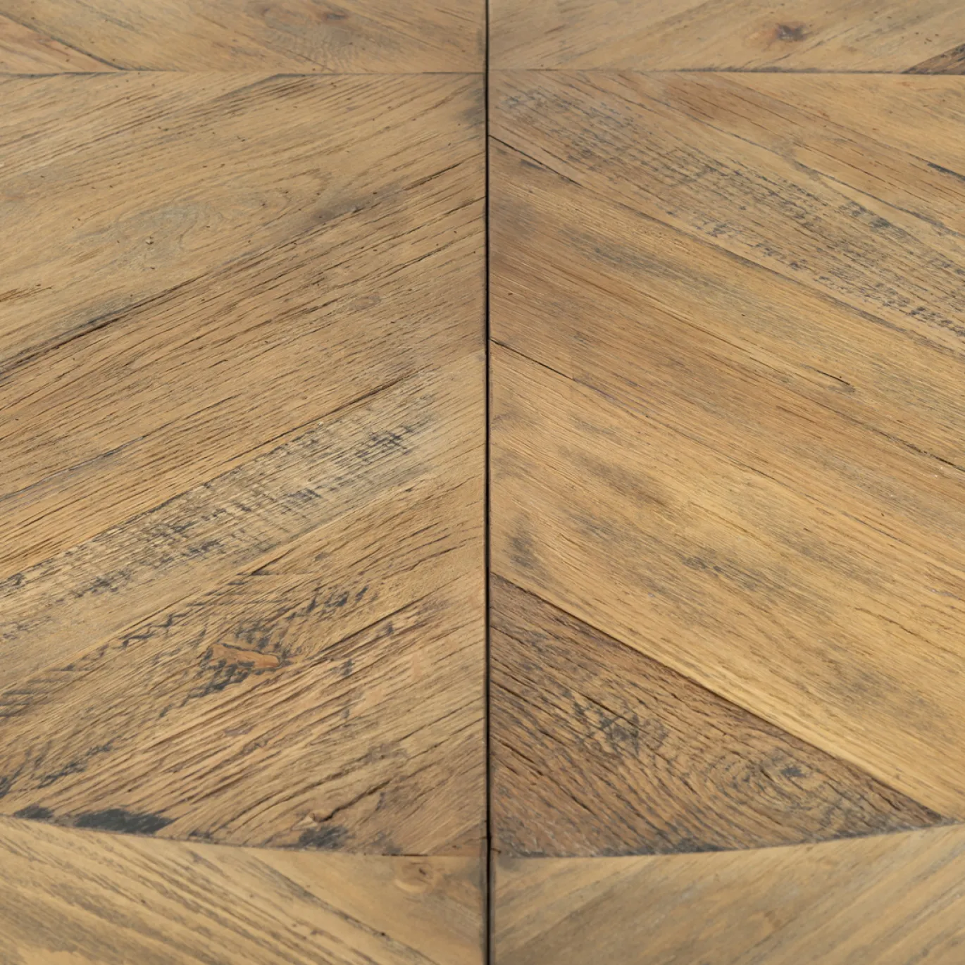 Rivièra Maison Eettafel Le Marais Bruin/Wit Uitschuifbaar 140/190cm
